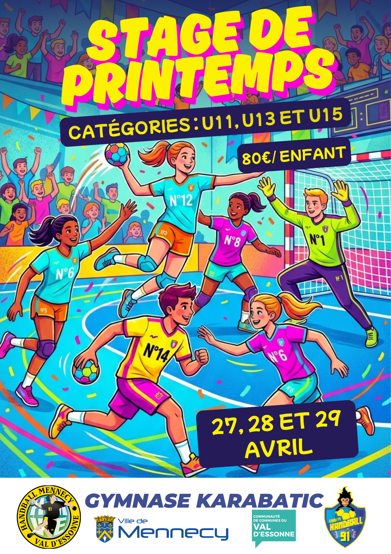 Affiche Stage Printemps 2026