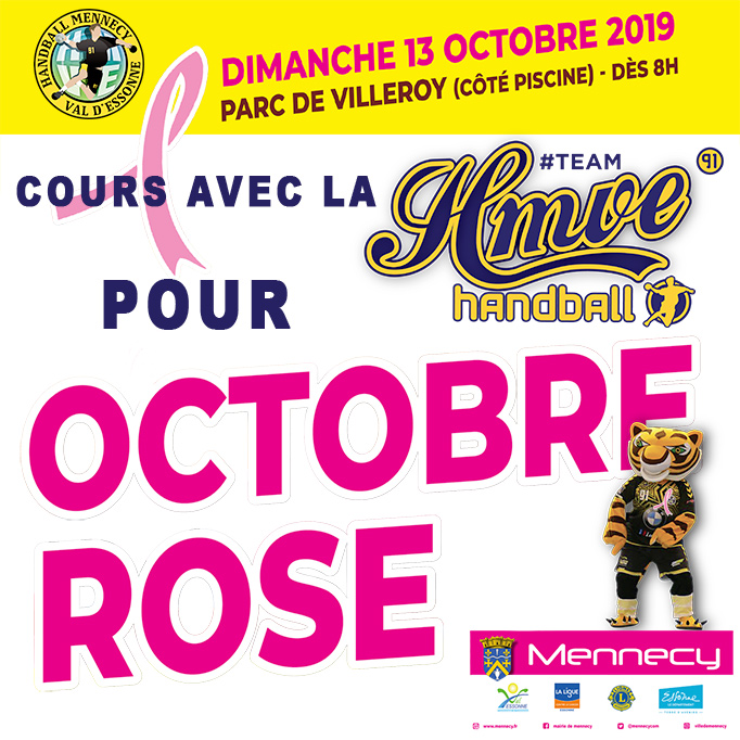 Cours avec la TeamHMVE contre le cancer du sein - Mennecy - 19/10/2019